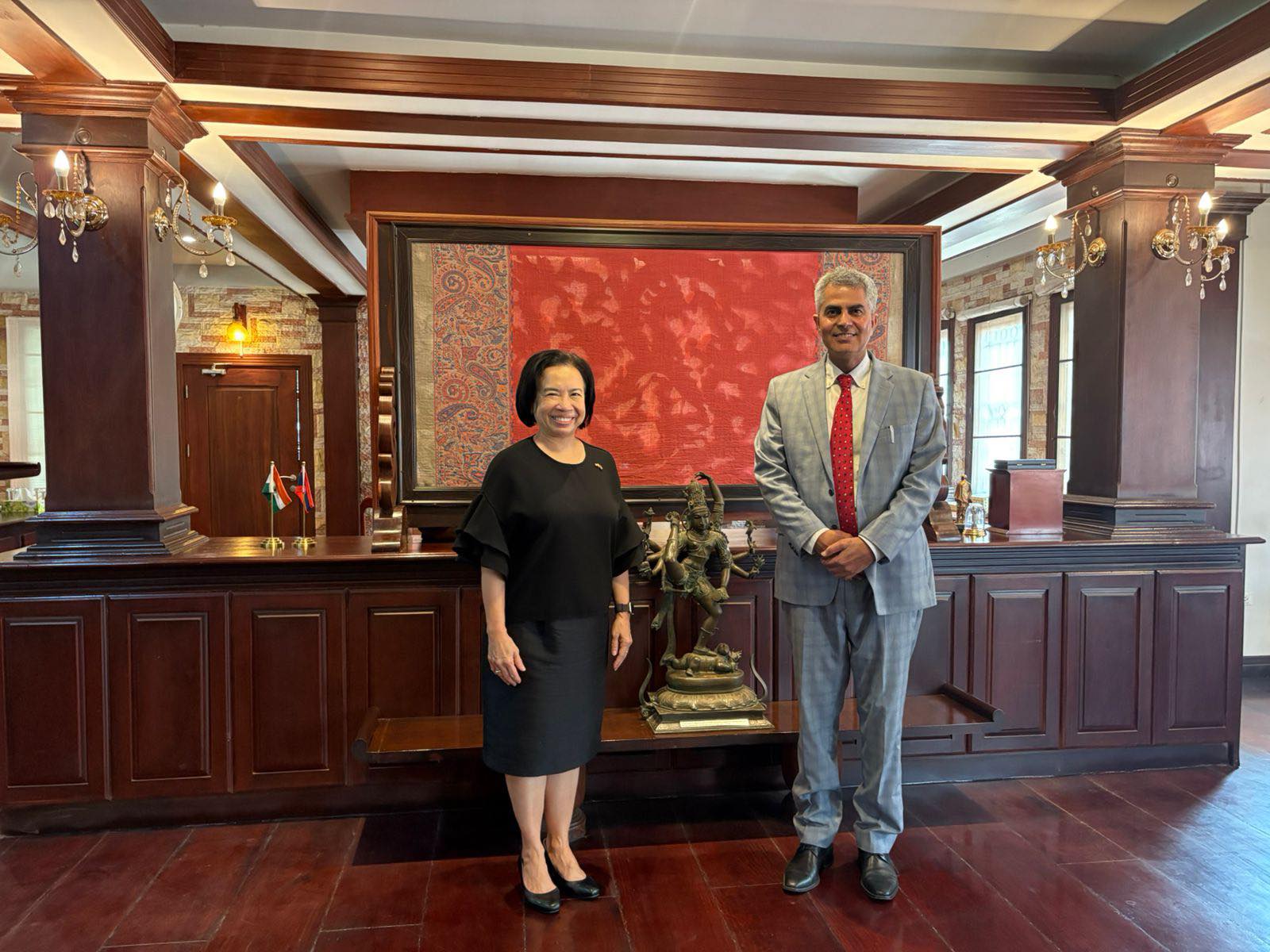 Ambassador Yogeshwar Sangwan met H.E. Krongkanit Rakcharoen, Ambassador of Thailand and discussed issues of common interest.