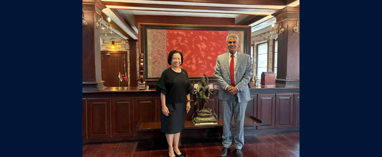Ambassador Yogeshwar Sangwan met H.E. Krongkanit Rakcharoen, Ambassador of Thailand and discussed issues of common interest.