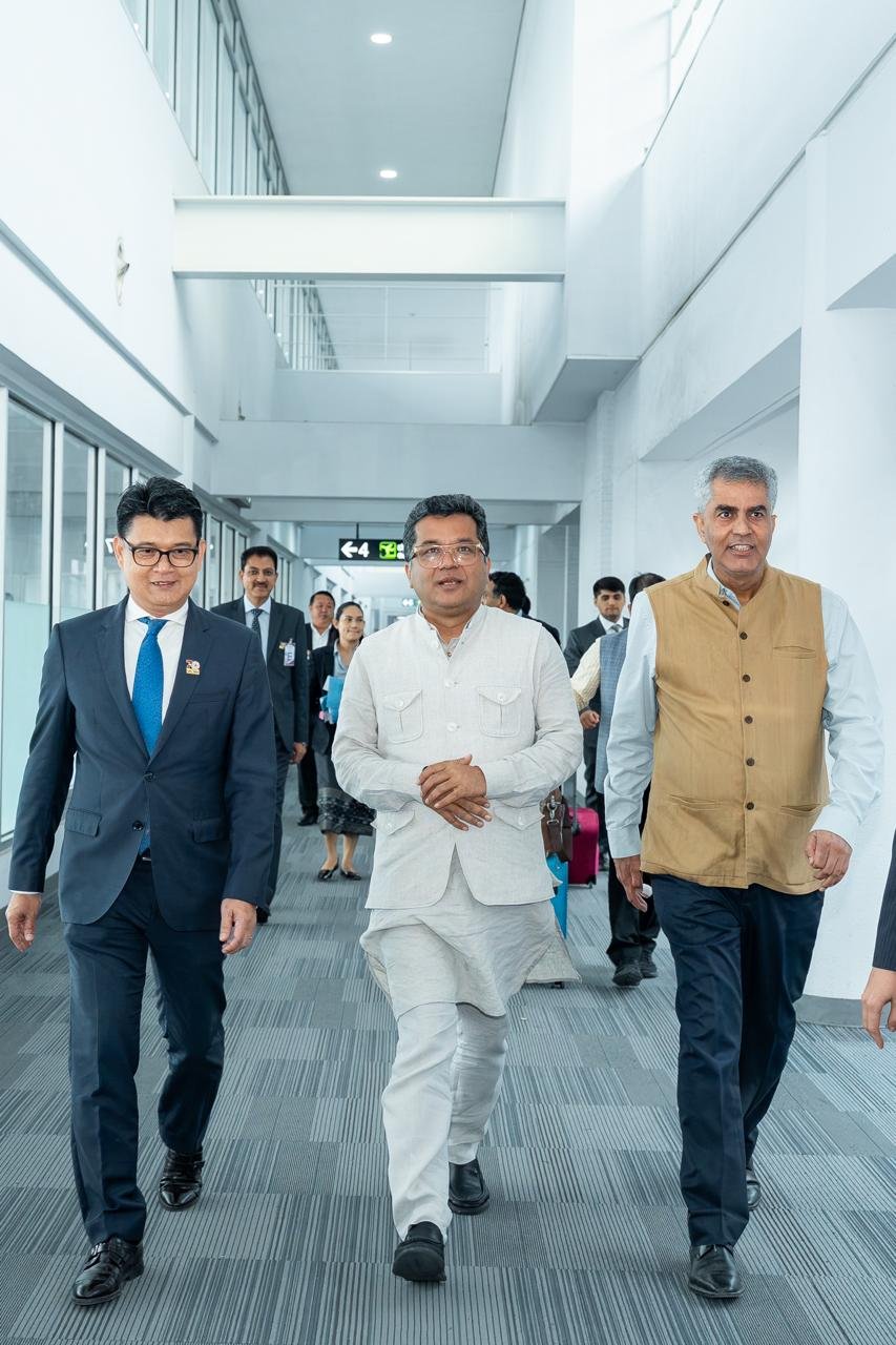 A warm welcome to H.E. Shri Pabitra Margherita, Hon’ble Minister of State for External Affairs and Textiles, on his arrival in the Lao PDR for his Official Visit from 27–30 August 2026.