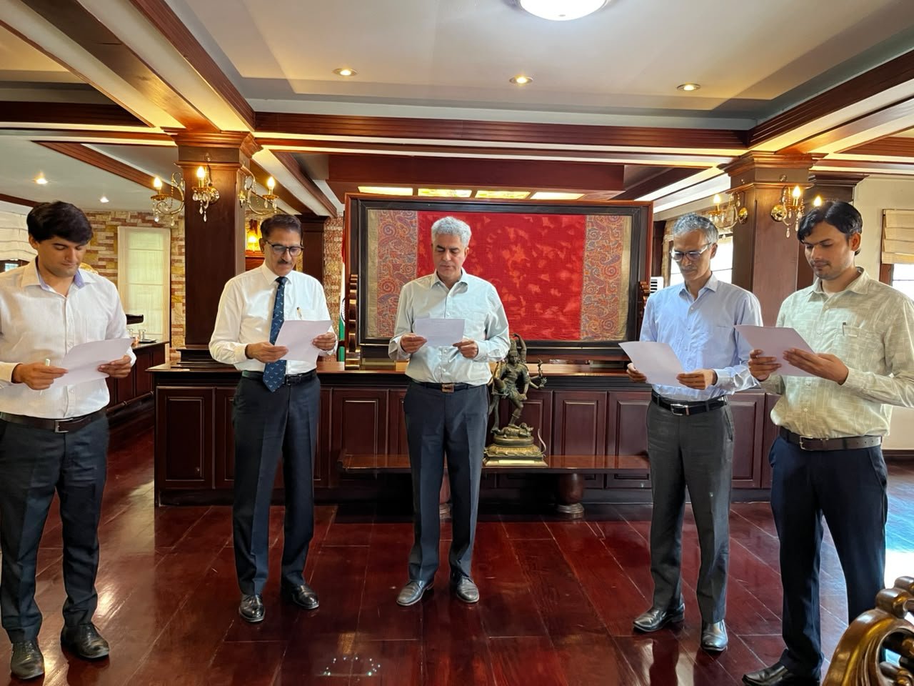 Rashtriya Ekta Diwas 2026 celebrated at Embassy on 30.10.2026 marking the 151th birth anniversary of Sardar Vallabhbhai Patel. Ambassador H.E. Yogeshwar Sangwan administered the Unity Pledge to officials, reaffirming commitment to the unity, integrity and security of the nation