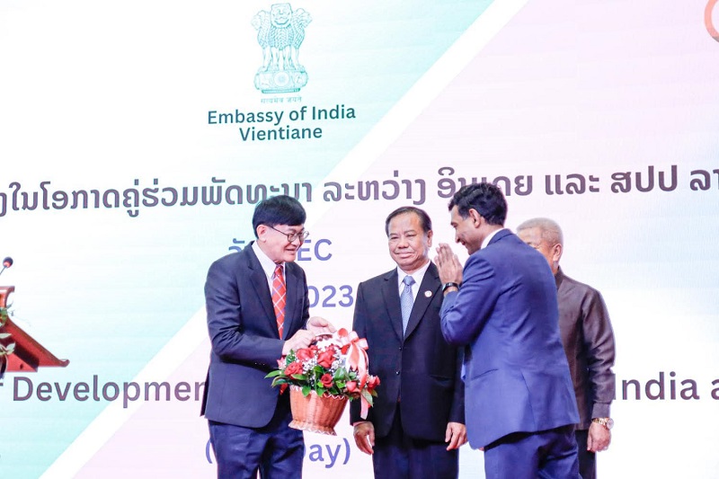 Celebration of Development Partnership between India and Lao PDR as ITEC Day on 06 October 2023