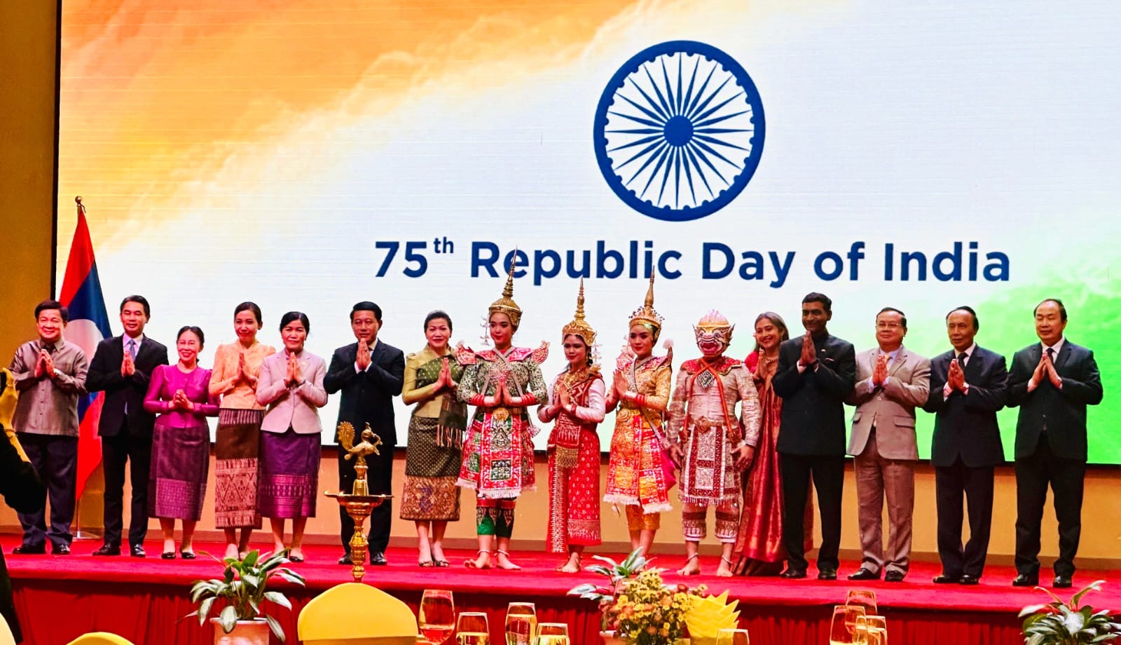 Reception hosted by the Embassy to celebrate 75th Republic Day of India