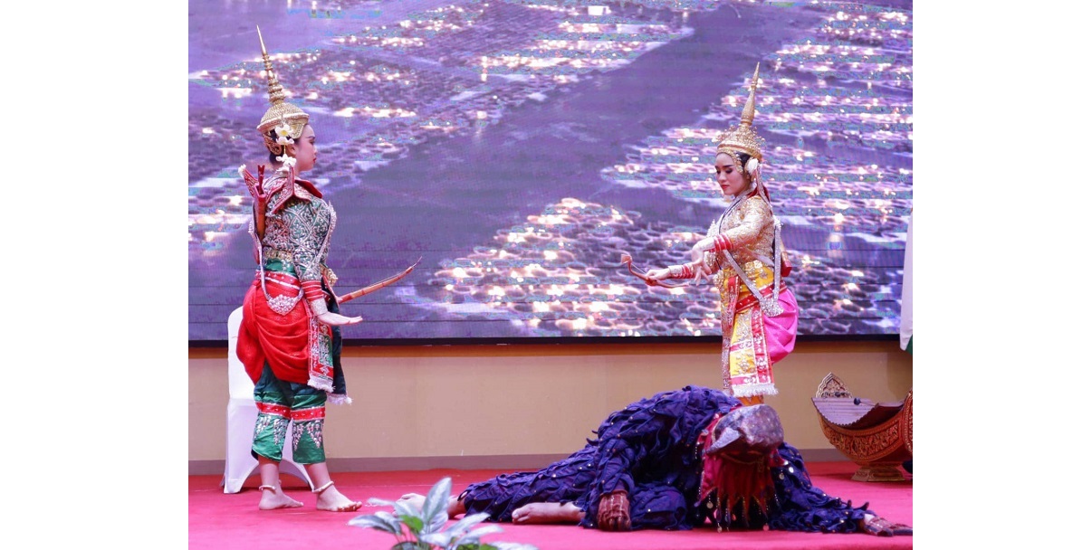 Ramayana performance by students of National School of Performing Arts during National Day Reception