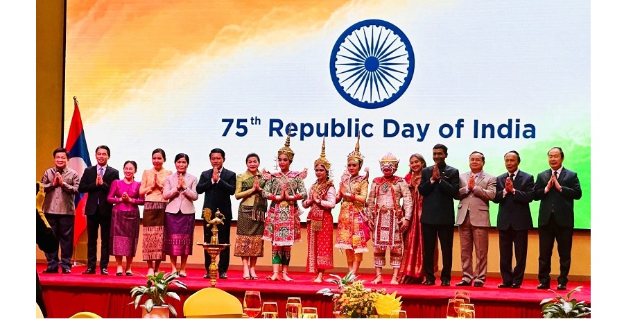 Reception hosted by the Embassy to celebrate 75th Republic Day of India