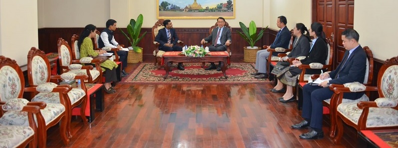 Ambassador Prashant Agrawal called on Deputy Minister of Foreign Affairs HE Bounleua Phandanouvong