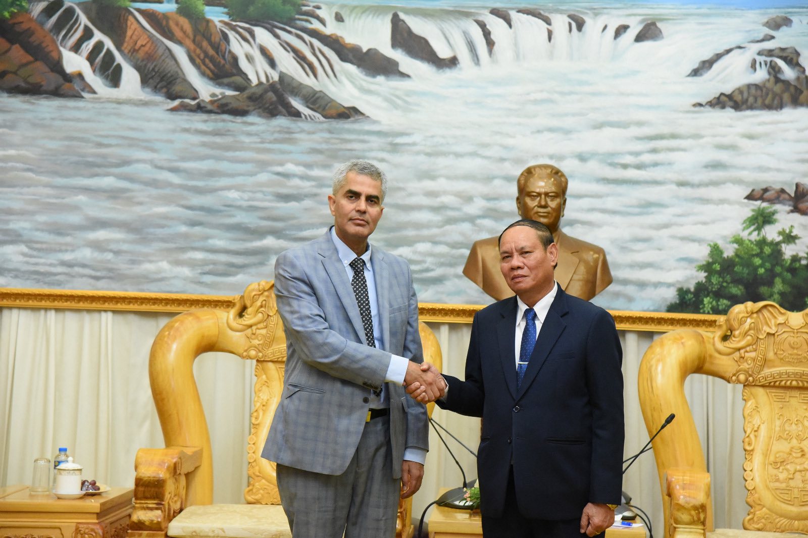 Ambassador Yogeshwar Sangwan met with H.E. Vilay Lakhamfong Deputy PM and Minister of Public Security