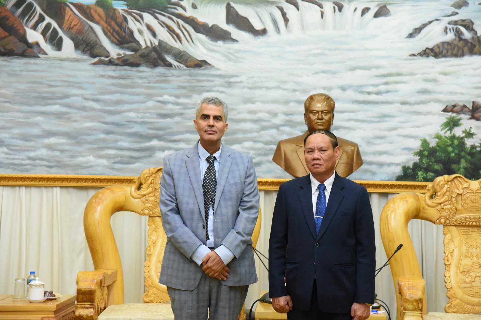 Ambassador Yogeshwar Sangwan met with H.E. Vilay Lakhamfong Deputy PM and Minister of Public Security